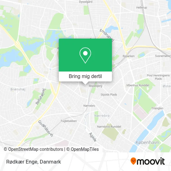 Rødkær Enge kort