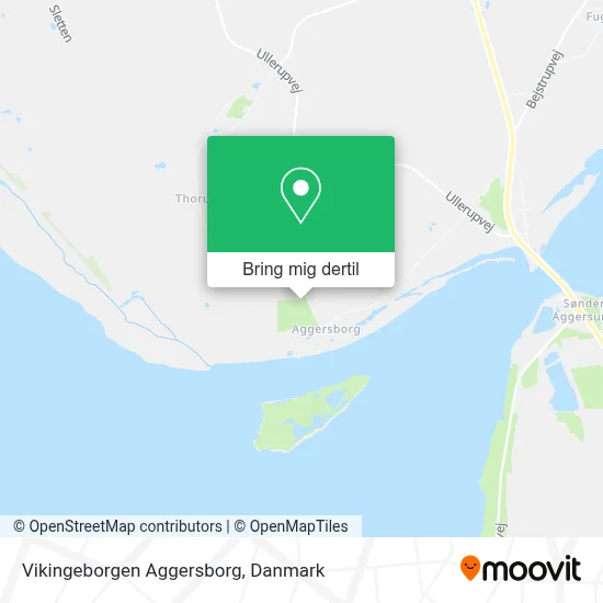 Vikingeborgen Aggersborg kort