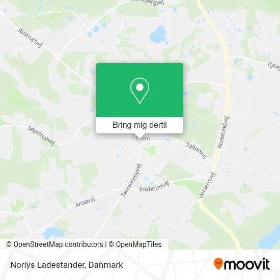 Norlys Ladestander kort