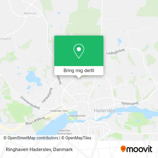 Ringhaven Haderslev kort
