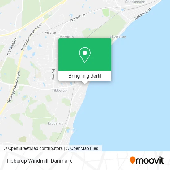 Tibberup Windmill kort