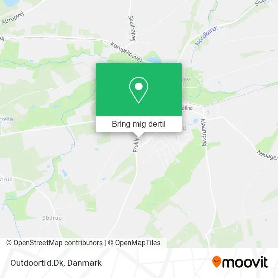 Outdoortid.Dk kort