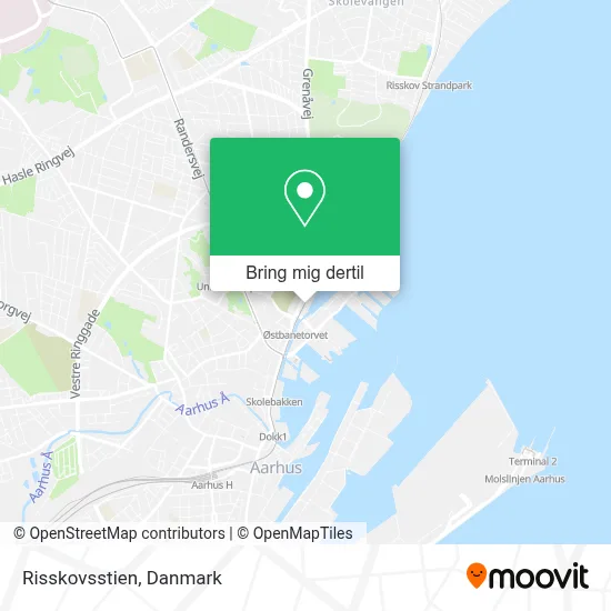 Risskovsstien kort