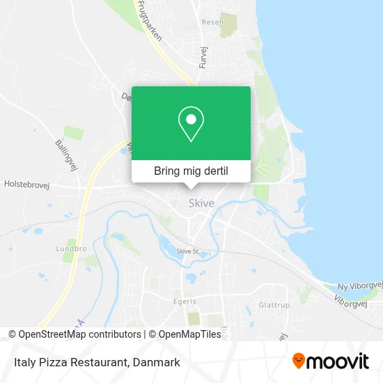 Italy Pizza Restaurant kort