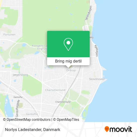 Norlys Ladestander kort