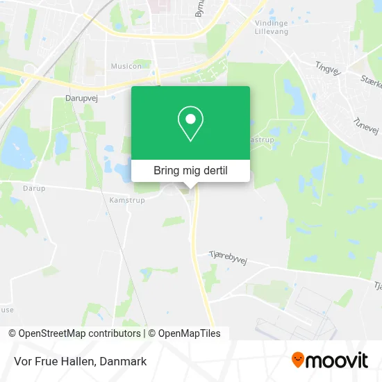 Vor Frue Hallen kort
