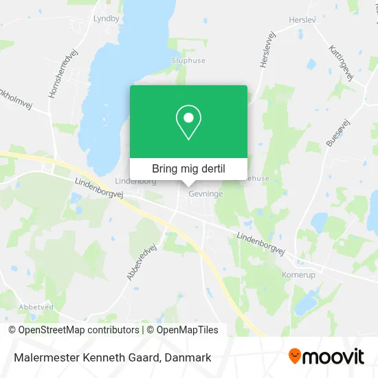 Malermester Kenneth Gaard kort