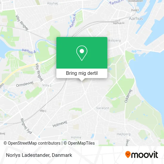 Norlys Ladestander kort
