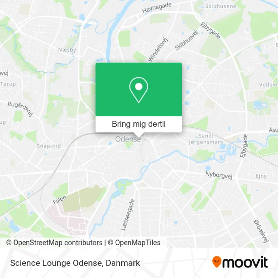 Science Lounge Odense kort