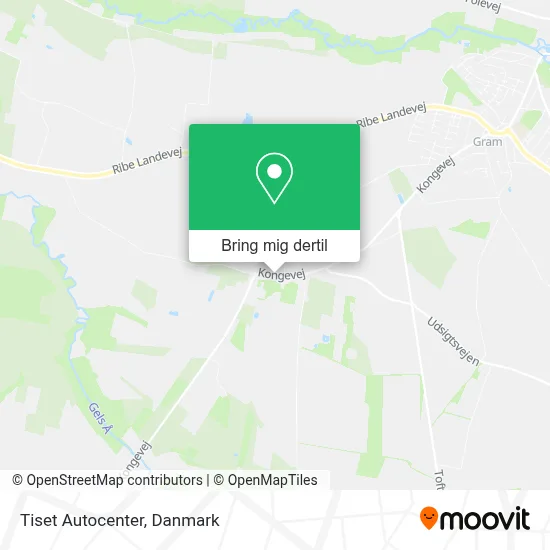 Tiset Autocenter kort
