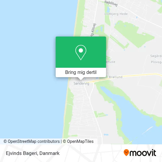 Ejvinds Bageri kort
