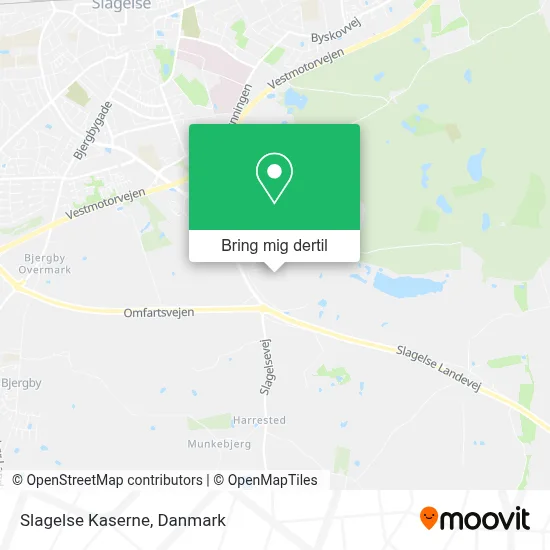 Slagelse Kaserne kort