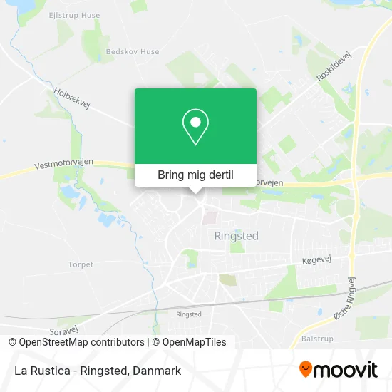 La Rustica - Ringsted kort