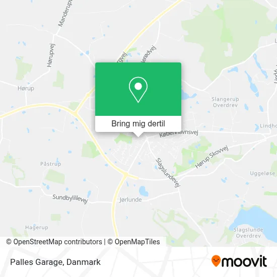 Palles Garage kort