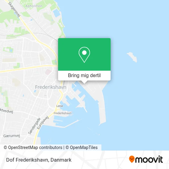 Dof Frederikshavn kort