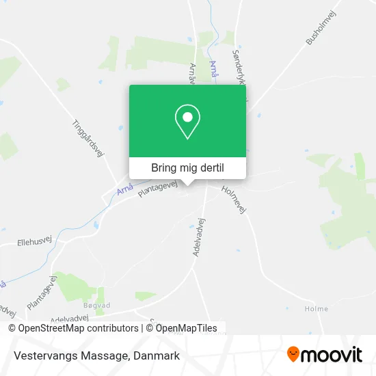Vestervangs Massage kort