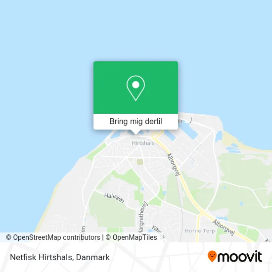 Netfisk Hirtshals kort