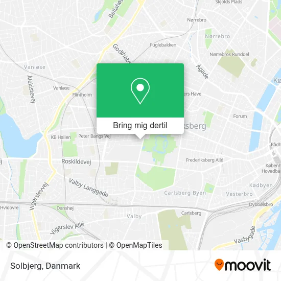 Solbjerg kort