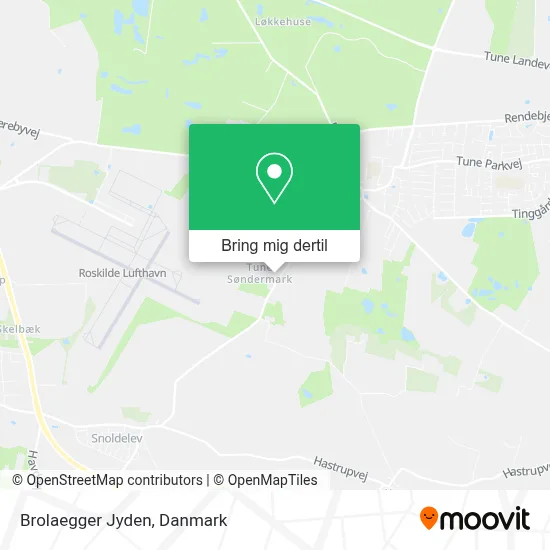 Brolaegger Jyden kort