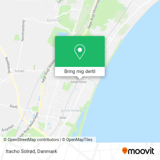 Itacho Solrød kort