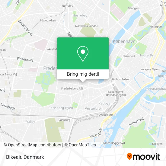 Bikeair kort
