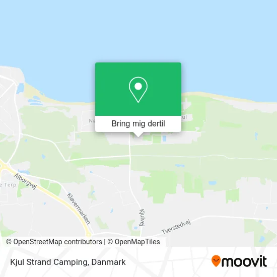 Kjul Strand Camping kort