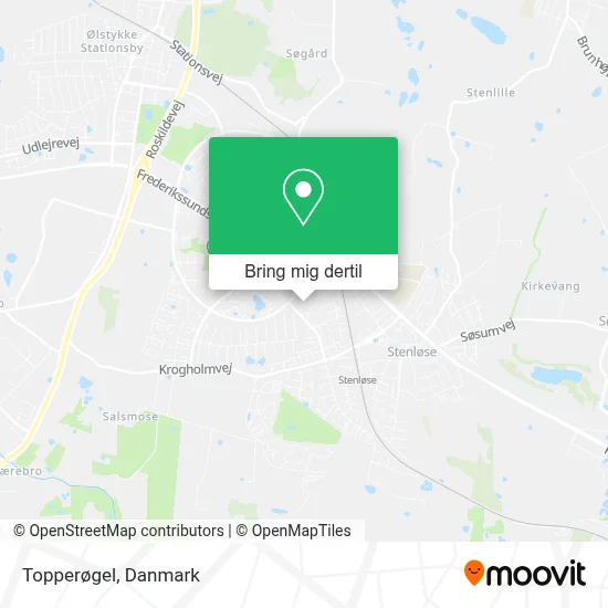 Topperøgel kort