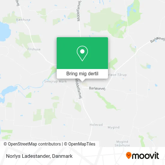 Norlys Ladestander kort