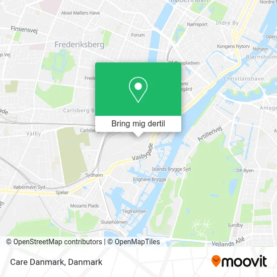 Care Danmark kort