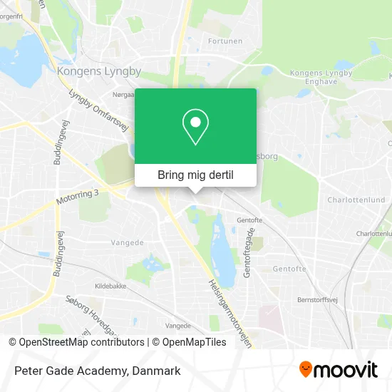 Peter Gade Academy kort