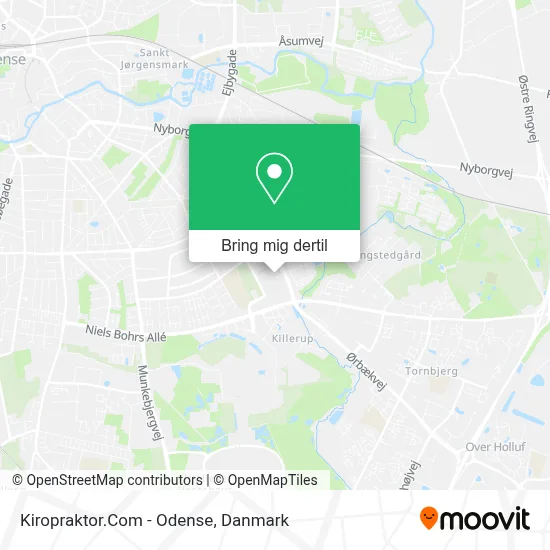 Kiropraktor.Com - Odense kort