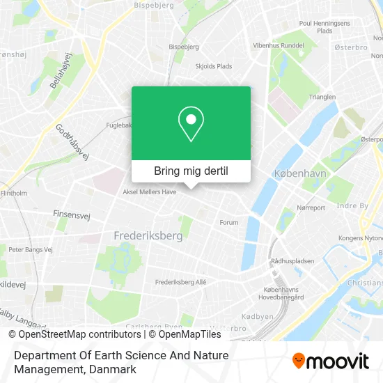 Department Of Earth Science And Nature Management kort