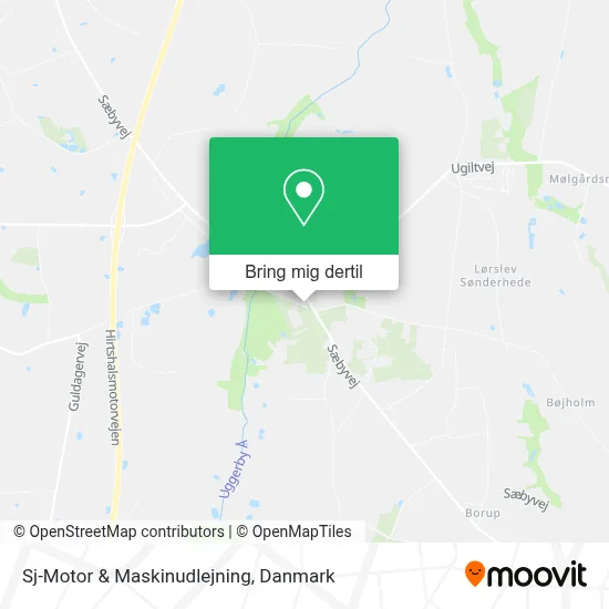 Sj-Motor & Maskinudlejning kort