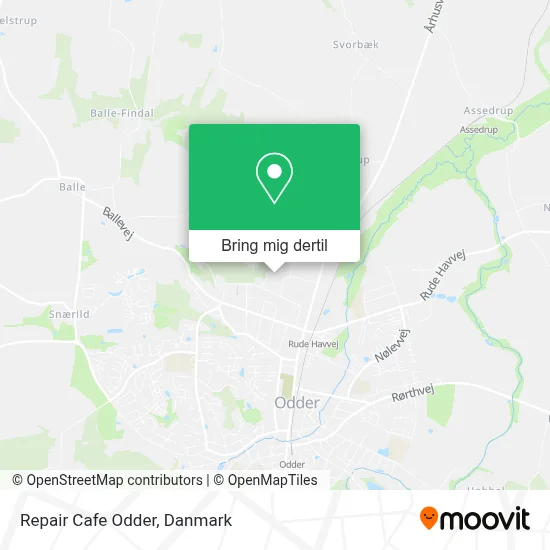 Repair Cafe Odder kort
