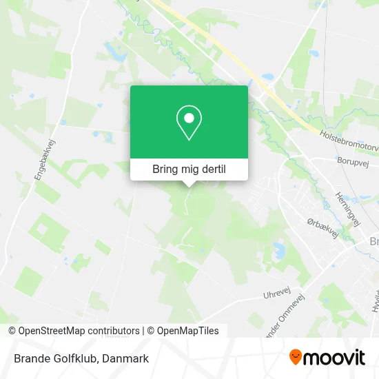 Brande Golfklub kort