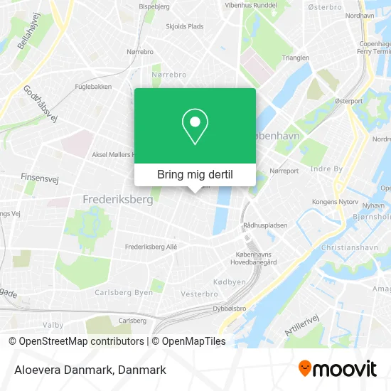 Aloevera Danmark kort