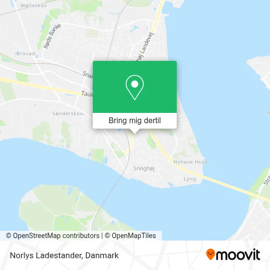 Norlys Ladestander kort