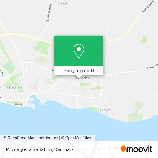 Powergo-Ladestation kort