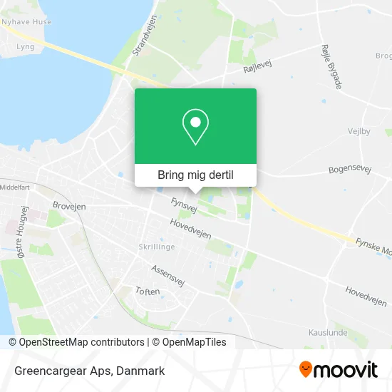 Greencargear Aps kort