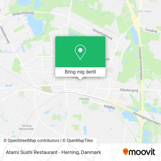 Atami Sushi Restaurant - Herning kort