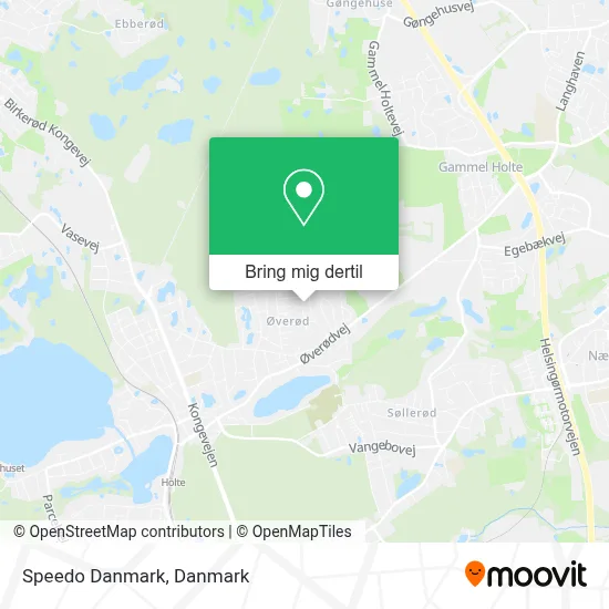 Speedo Danmark kort