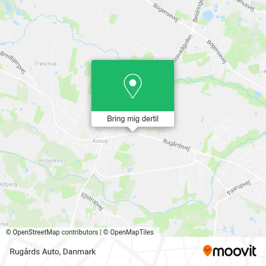 Rugårds Auto kort