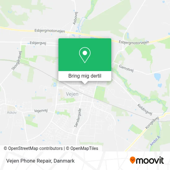 Vejen Phone Repair kort