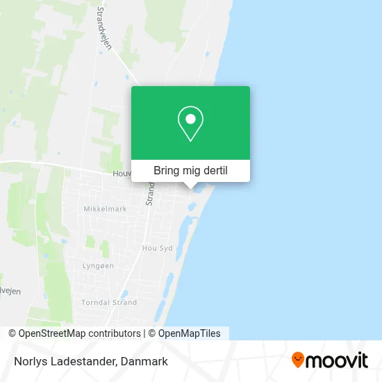Norlys Ladestander kort