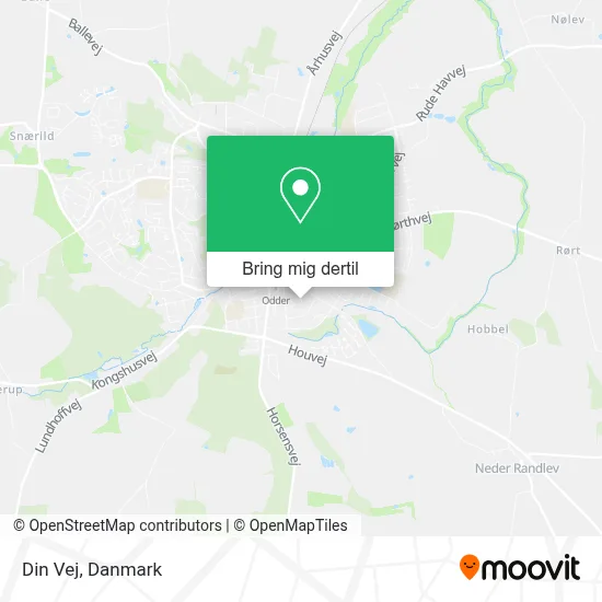 Din Vej kort