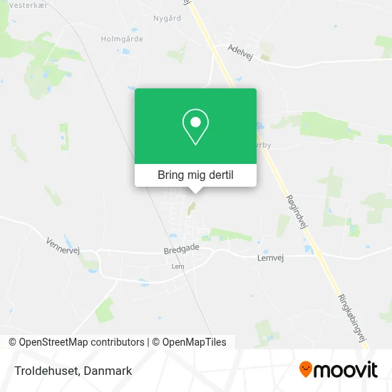 Troldehuset kort
