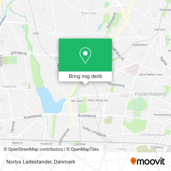 Norlys Ladestander kort
