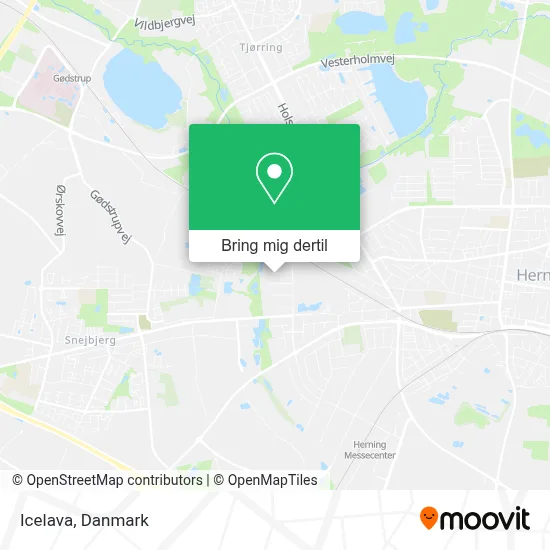 Icelava kort