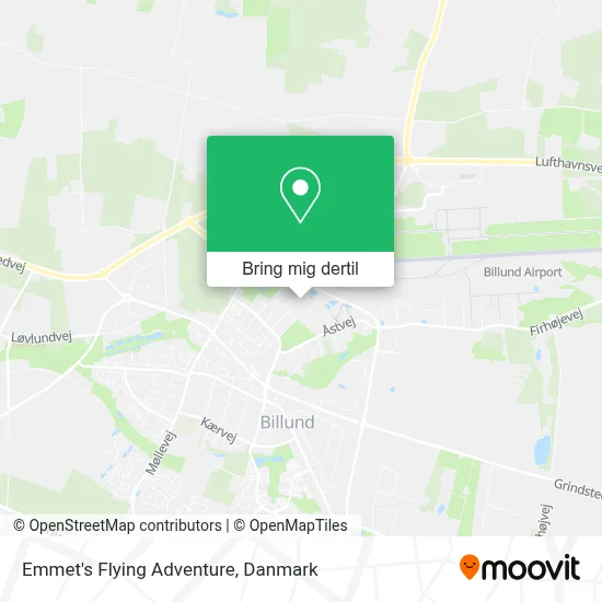 Emmet's Flying Adventure kort