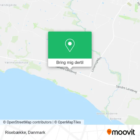 Risebække kort